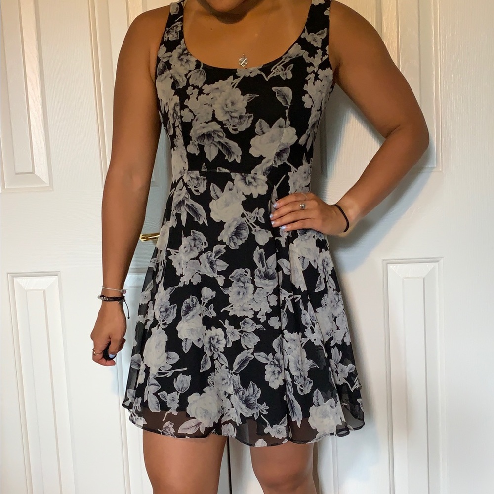Black Floral Dress